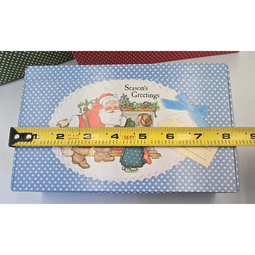 Vintage General Box Co. Christmas Nestled Pencil Gift Box Set‎ 3ct. NEW
